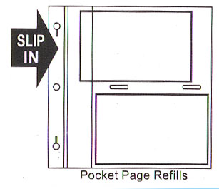 Black Refill Scrapbook Page